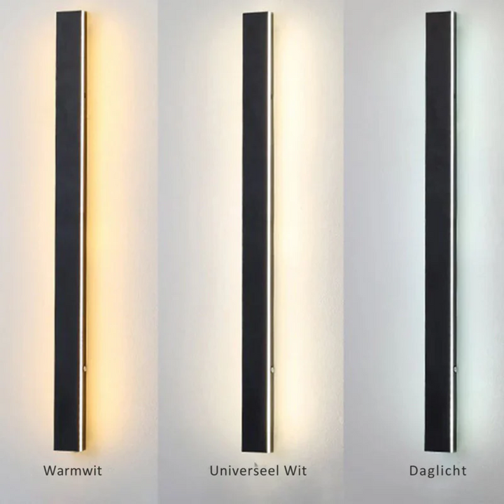 Modern outdoor LED wall lamp, perfect for enhancing garden and entryway decor.