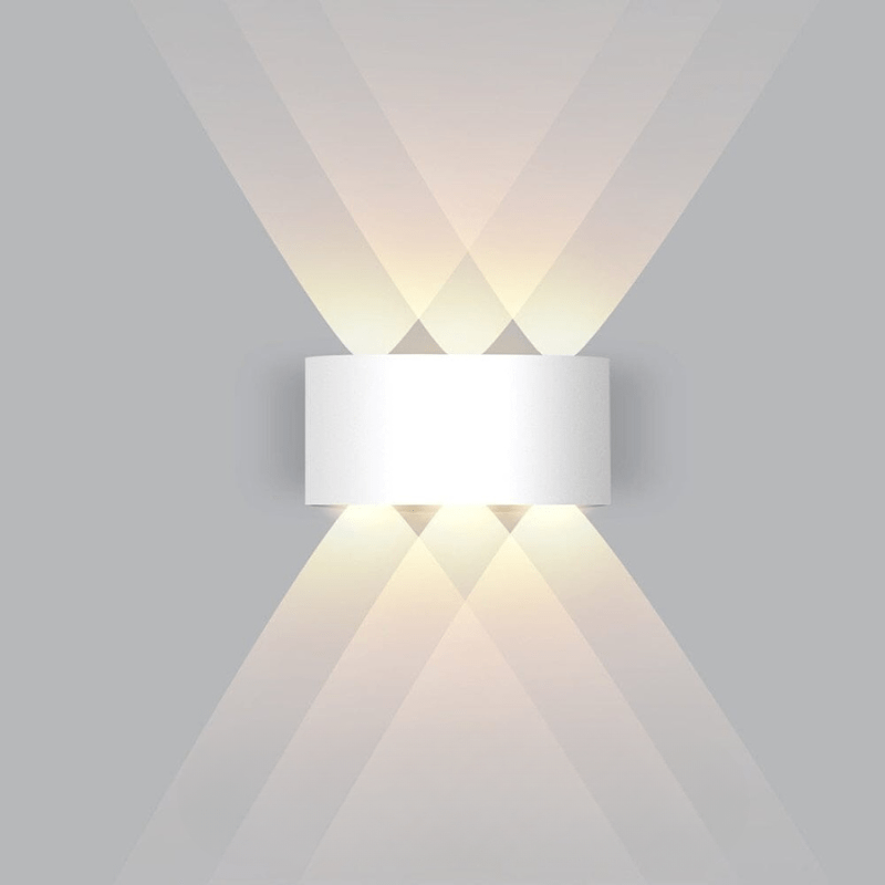 Energy-saving modern outdoor LED light, weatherproof wall lamp for durable exterior use.