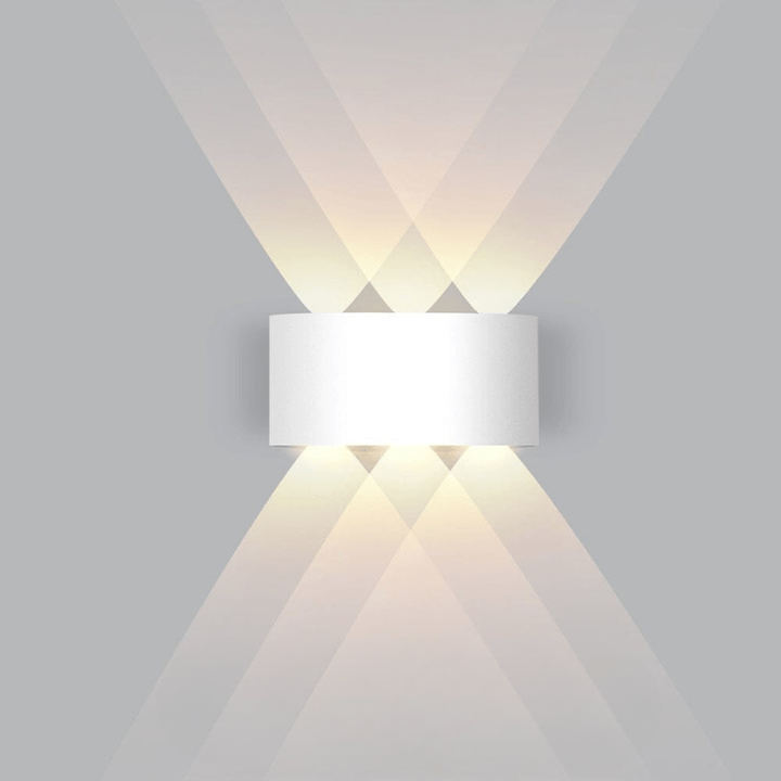 Energy-saving modern outdoor LED light, weatherproof wall lamp for durable exterior use.