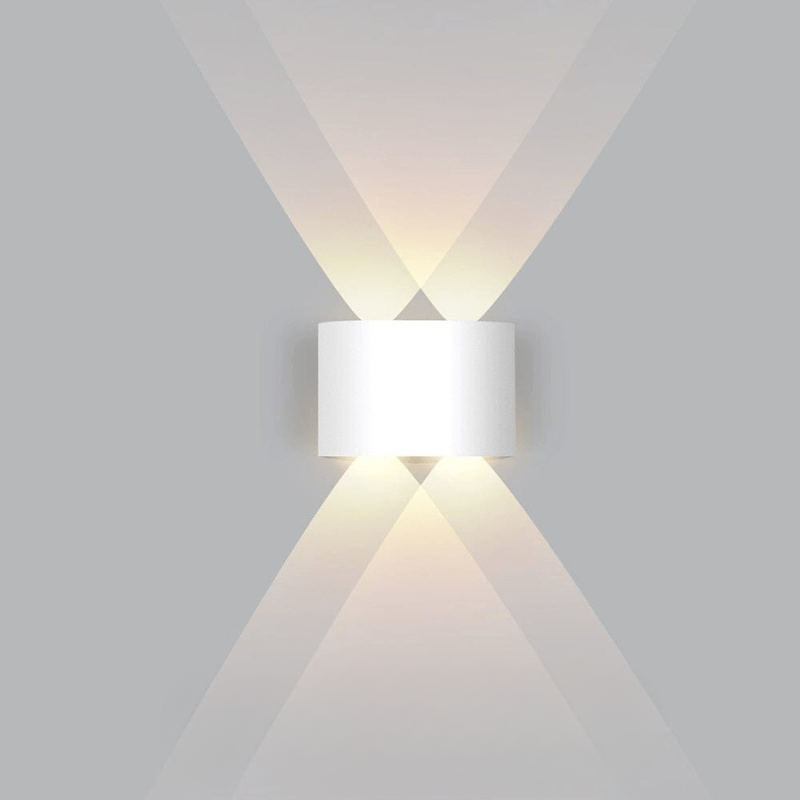 Modern patio LED wall light, sleek design & energy-efficient for stylish outdoor spaces.