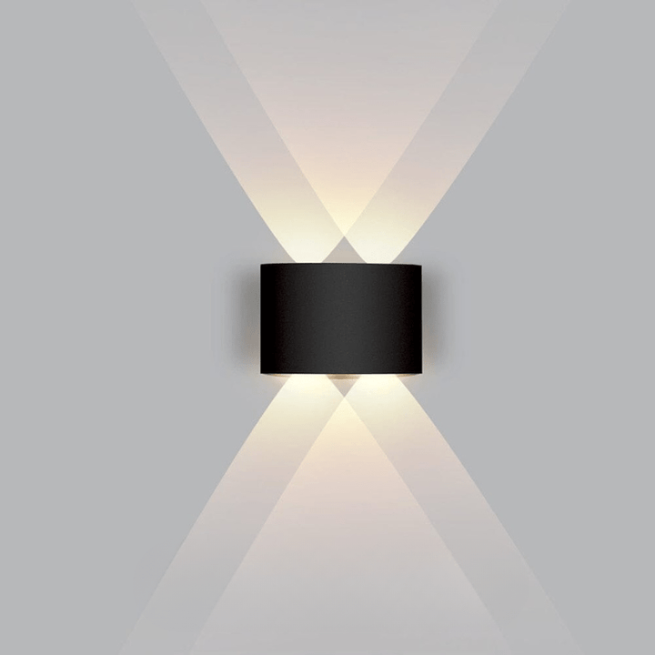 Weather-resistant modern LED wall light, perfect for outdoor patio & home exterior.