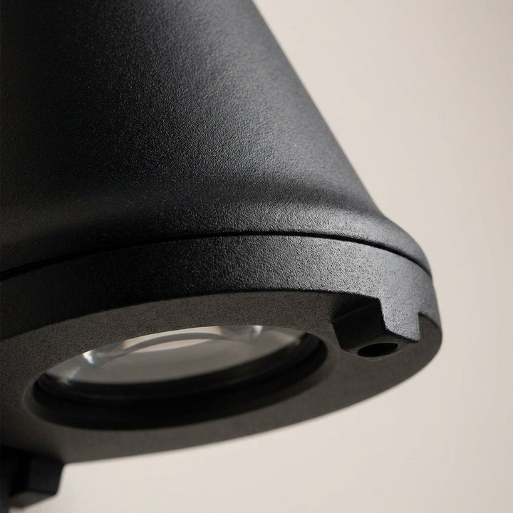 Porchive modern outdoor wall sconce, durable weatherproof LED lamp for exterior garden lighting