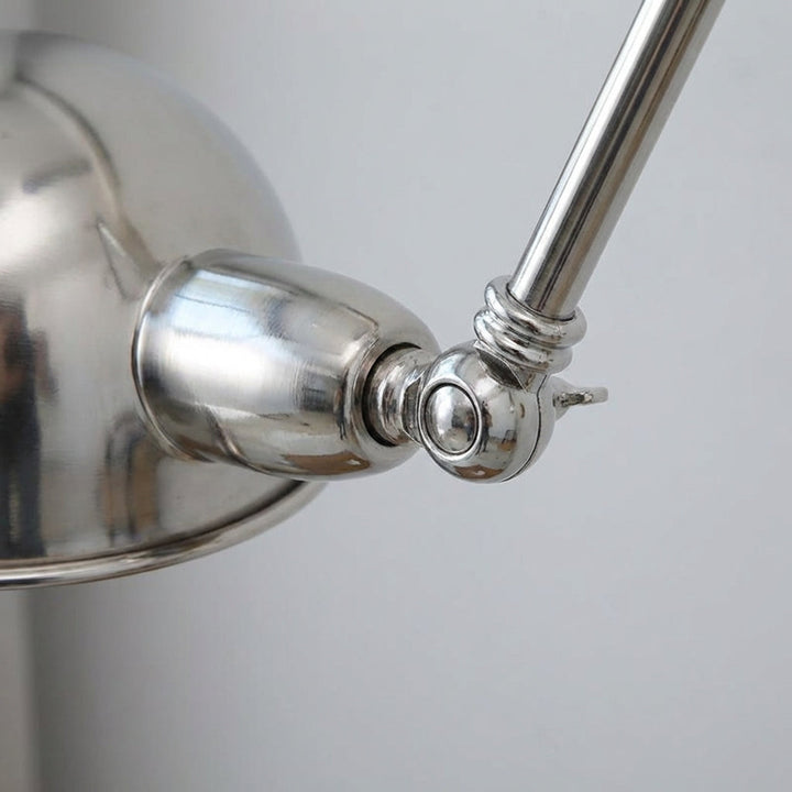 Swayscape adjustable wall lamp, contemporary design with polished silver finish