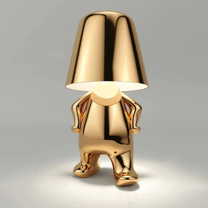 Sleek LED table lamp, rechargeable with touch control. Modern design for elegant home accent lighting.