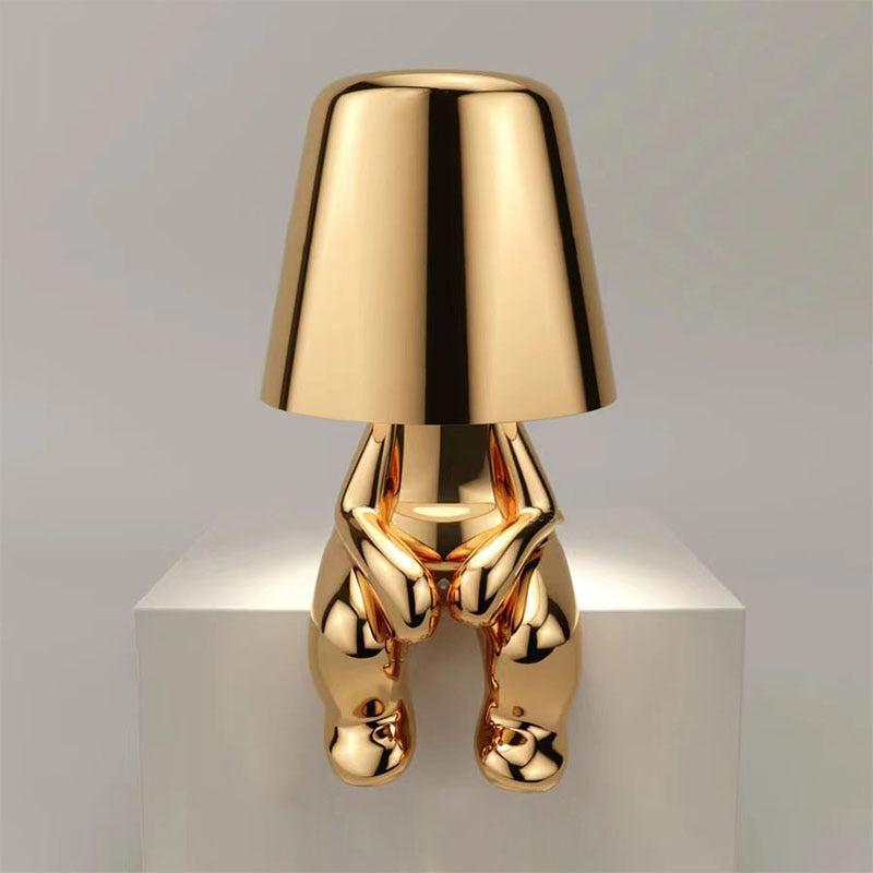 Contemporary rechargeable LED lamp. Touch control, ideal for accent lighting, desk, or bedside table.