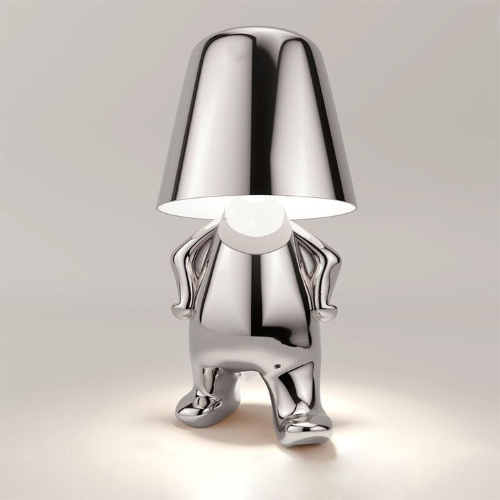 Rechargeable LED lamp, modern touch control. Adds warm ambiance, perfect as an accent or desk light.