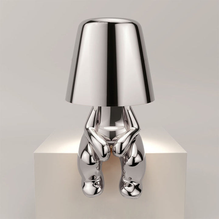 Elegant rechargeable LED table lamp with touch control. Sleek design for modern lighting and home ambiance.
