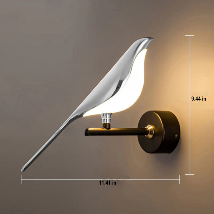 Dimmable rotating LED wall lamp, a versatile modern lighting fixture for any room.