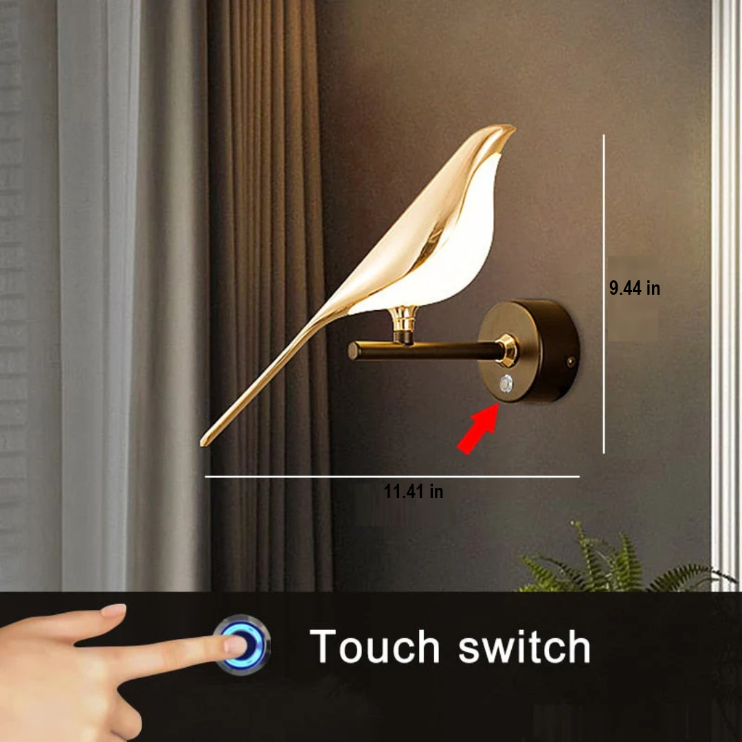 Accent LED wall light with rotating feature, bringing contemporary design to your home decor.