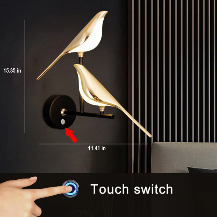 Adjustable LED wall sconce, a rotating light source for modern and energy-efficient interiors.