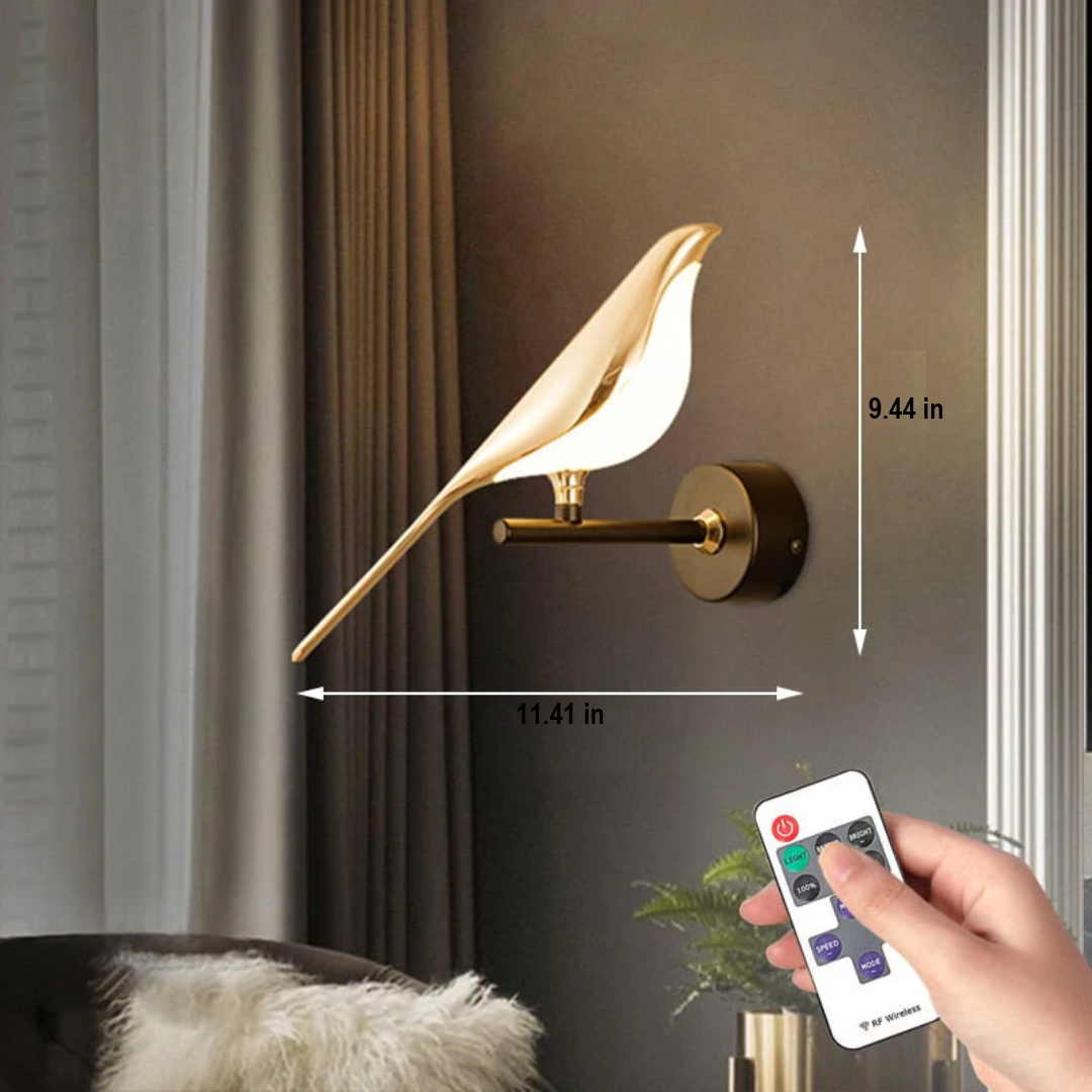 Rotating LED wall lamp, delivering modern, dimmable, and energy-efficient lighting for homes.