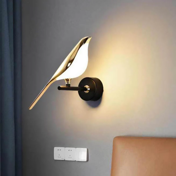 Energy-efficient rotating LED wall lamp, providing modern adjustable lighting for interiors.