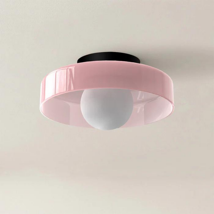 Contemporary round ceiling lamp, perfect for a chic and modern home decor.