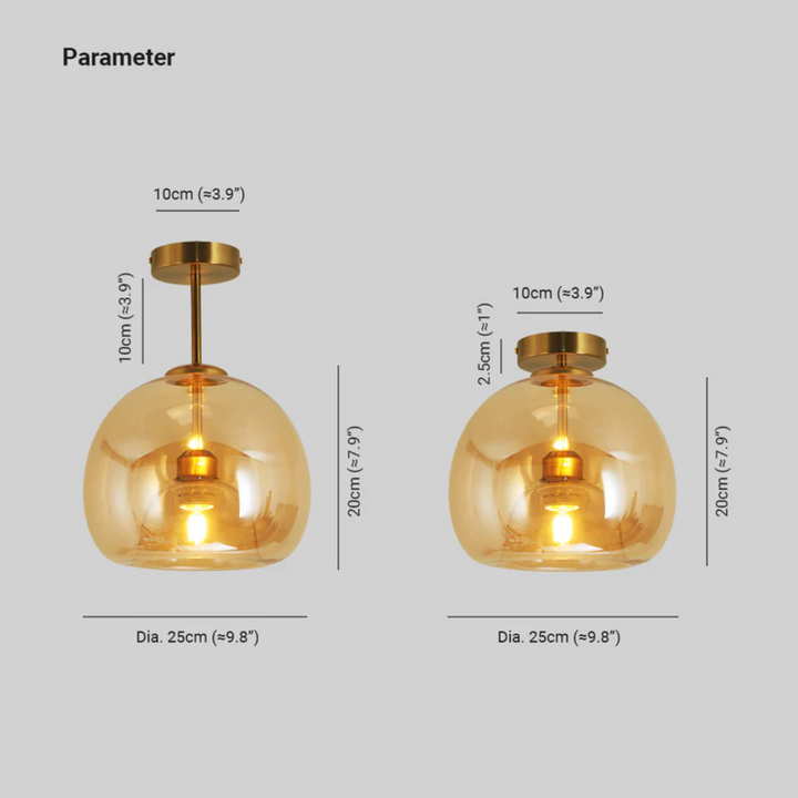 Sleek modern round LED ceiling lamp with a gold finish, Aurelia, for stylish home decor & ambiance.