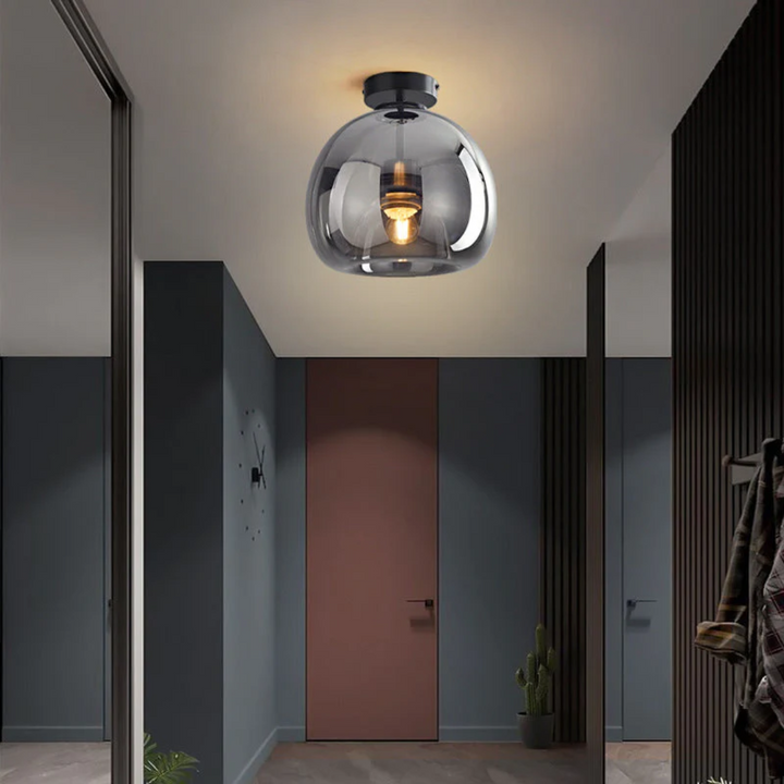 Elegant LED round ceiling light Aurelia, gold or black, offering modern ambiance for any room.
