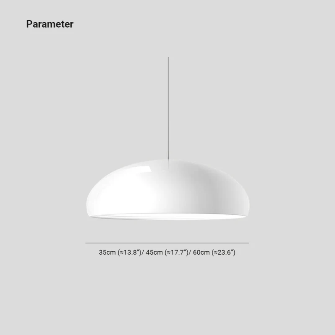 Modern round LED pendant lamp, ideal for contemporary interior design & overhead lighting needs.