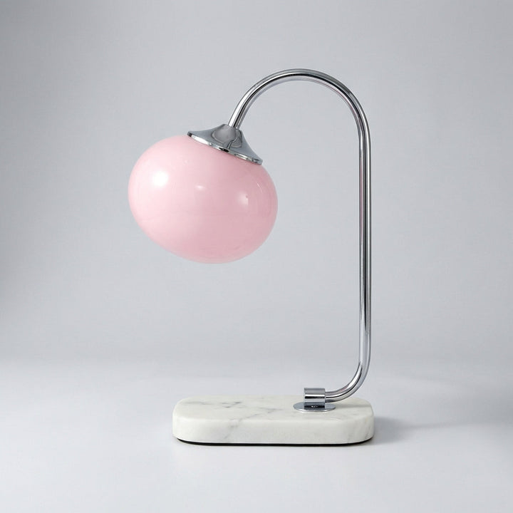 Melluma glass and metal table lamp, versatile home lighting solution