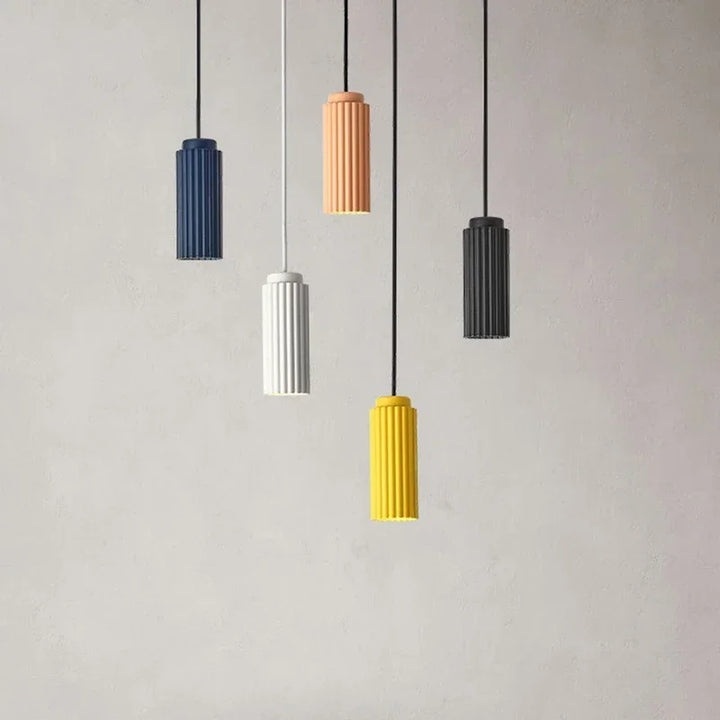 Minimalist LED pendant light for modern homes. Scandinavian design ceiling fixture, energy-efficient decor.