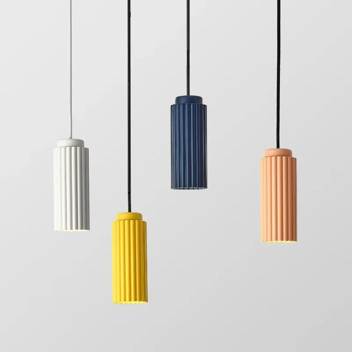 Elegant modern LED pendant lamp. Contemporary lighting fixture for dining rooms, kitchens, & home decor.