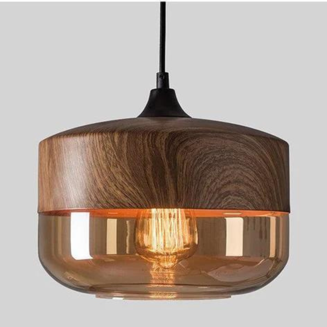 High-quality wooden ceiling lamp, durable and stylish for long-term use.