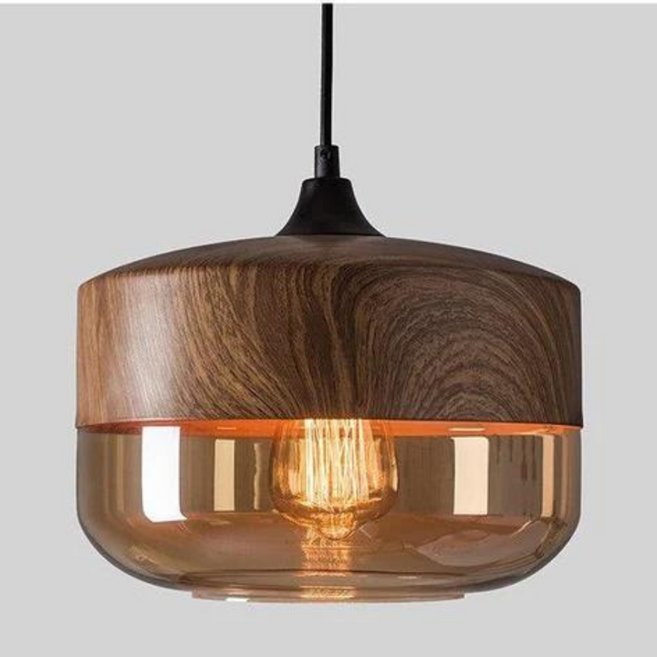 High-quality wooden ceiling lamp, durable and stylish for long-term use.