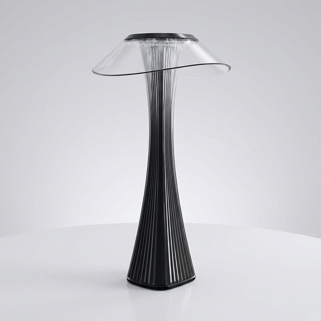 Eclarae modern accent lamp, sculptural table lighting, perfect as a night light