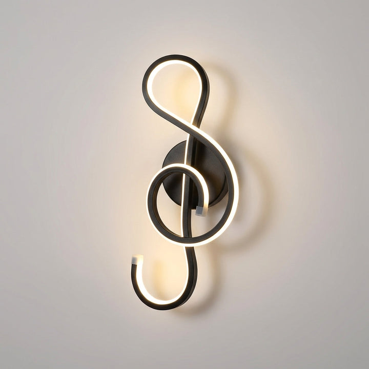 Contemporary Serenova LED wall sconce, artistic design in aluminum and acrylic, perfect for ambient lighting.