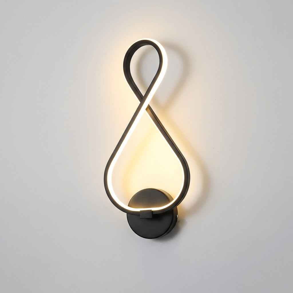Sleek aluminum and acrylic Serenova LED wall sconce, a modern sculptural light for elegant indoor lighting.