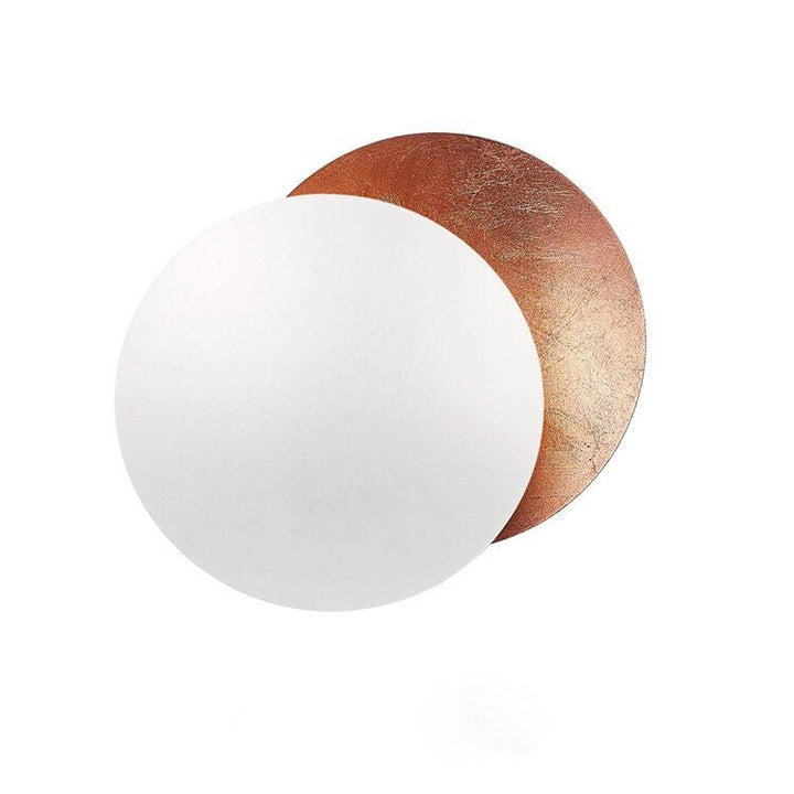 Eye-catching modern wall lamp, solar eclipse design with bright LED lighting for any room.