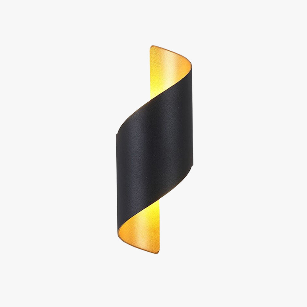 Modern Spiral LED Wall Light, TwistLight, for contemporary indoor home decor.