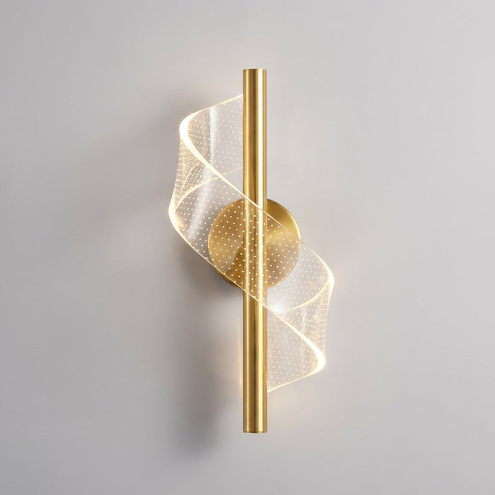 Virello modern spiral LED wall lamp, perfect mood lighting for indoor spaces