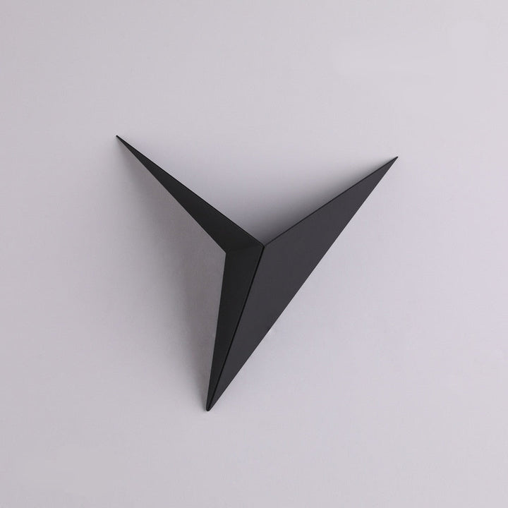Geometric triangular LED wall lamp, adds a modern touch to any room