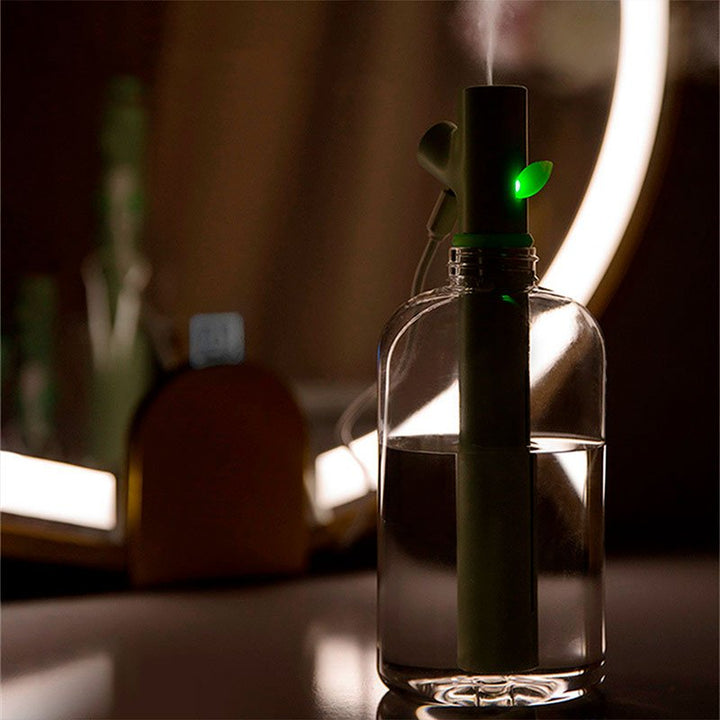 Elegant twig humidifier, SpringBreeze, adds moisture & modern decor to office & home. USB powered.