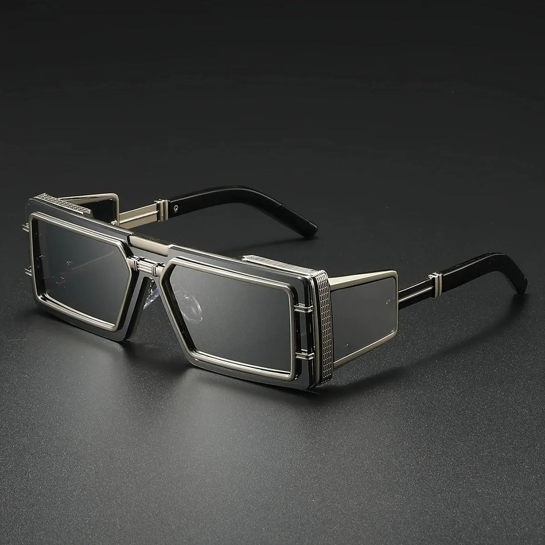 Elegant metal frame unisex eyewear, offering superior UV400 protection and a lightweight, modern style.
