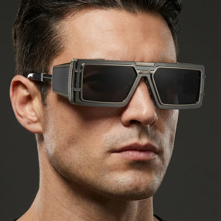 Lightweight UV400 sunglasses for men & women, featuring a trendy metal frame and ultimate eye protection.