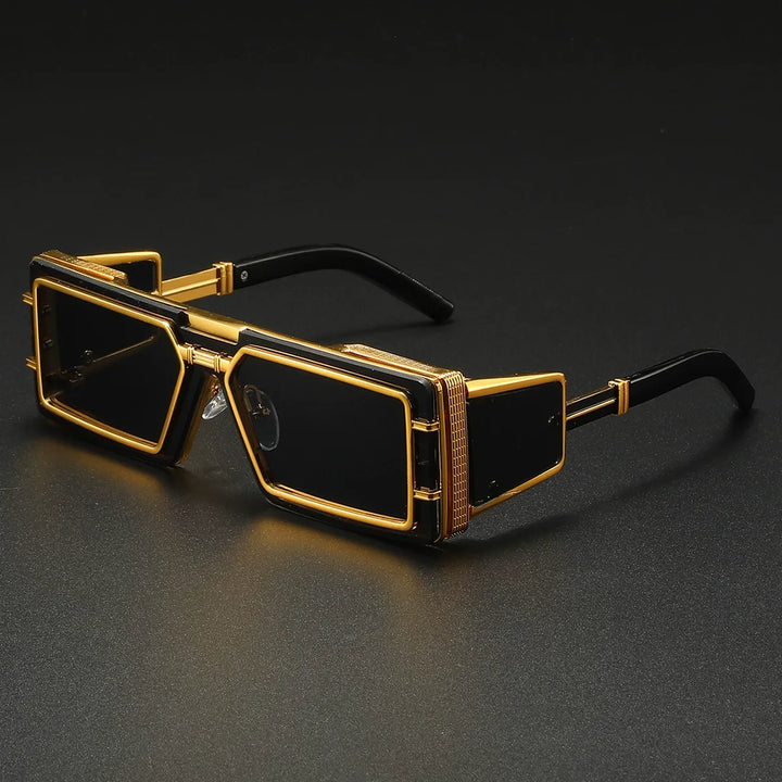 High-quality unisex sunglasses, featuring UV400 protection lenses and a fashionable, lightweight metal frame.
