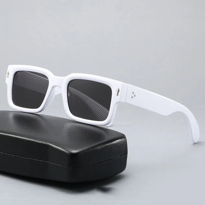 Stylish modern UV protection sunglasses. Unisex design, sleek, comfortable eyewear for daily wear.