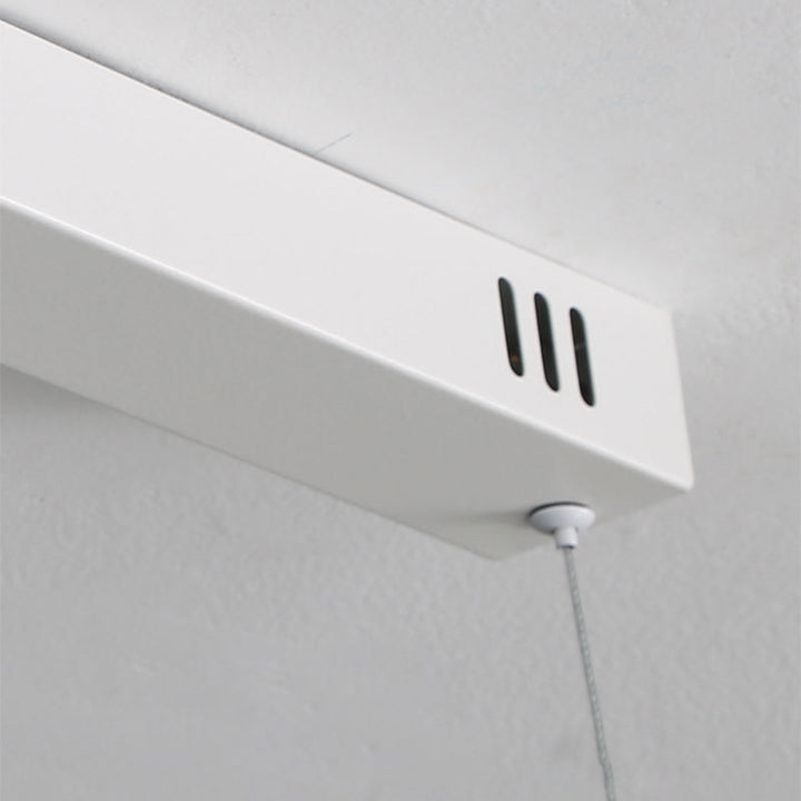 Adjustable height modern wave LED pendant lamp, versatile home lighting fixture.
