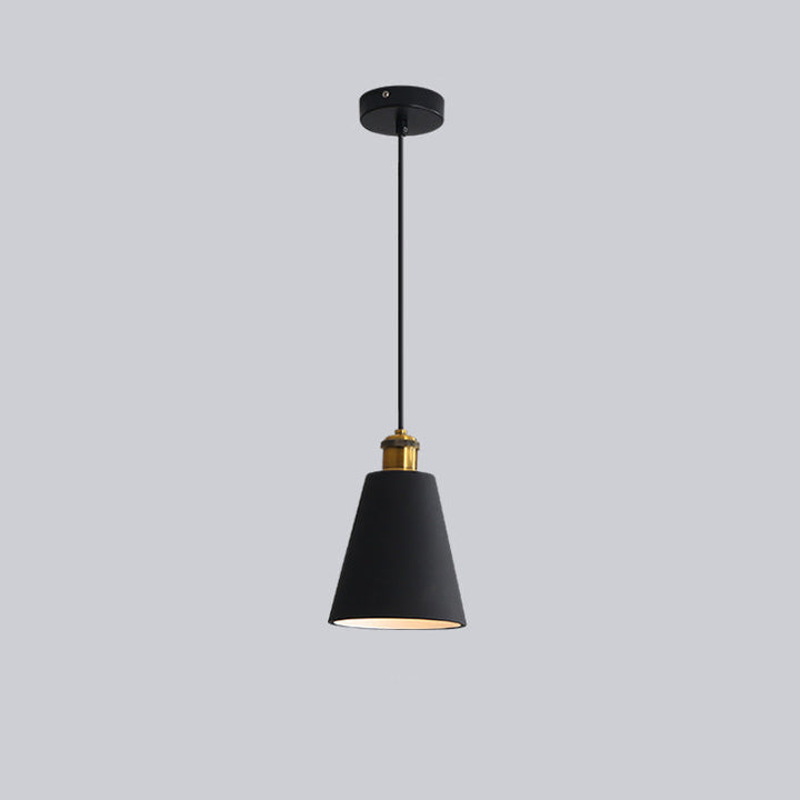 Morandi LED pendant light for modern bedrooms, providing soft, ambient light.