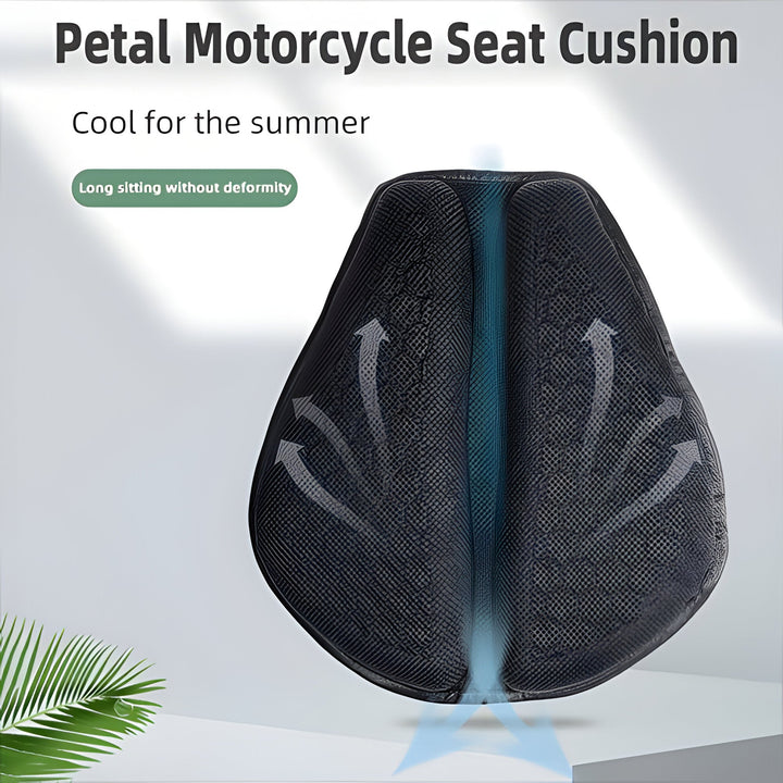 Essential bike accessory: motorcycle gel seat pad for enhanced touring comfort and shock absorption.