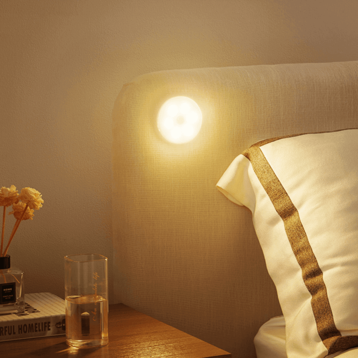 MoveLight smart motion sensor LED light enhancing hallway & stair safety, energy-saving and wireless.