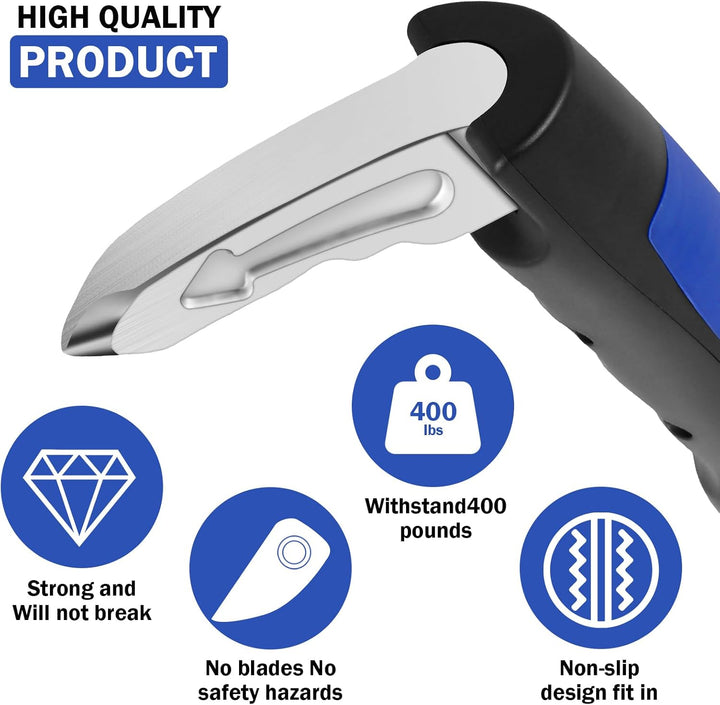Woman using a Moventa car assist handle to stability enter a car, mobility aid for auto safety