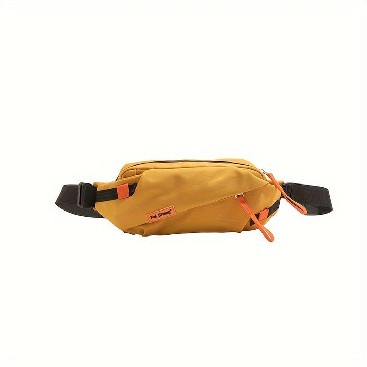 Stylish multi-color unisex crossbody sling bag. Compact design for everyday carry & travel essentials.