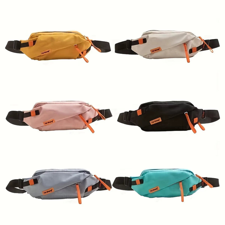 Durable multi-color unisex crossbody sling bag. Water-resistant, compact for everyday carry & travel.