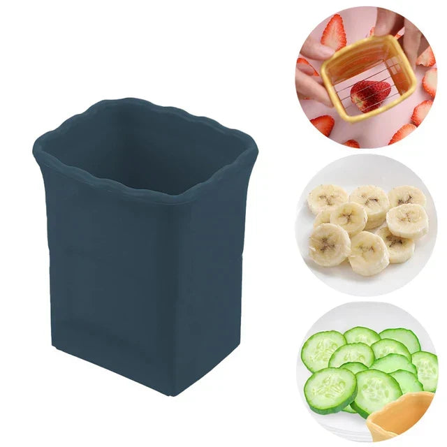 Compact QuickSlice food chopper & vegetable slicer. Space-saving kitchen tool for everyday meal prep.