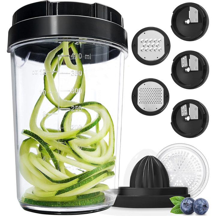 Promote a healthy lifestyle with this vegetable spiral slicer, making delicious low-carb veggie noodles easily.