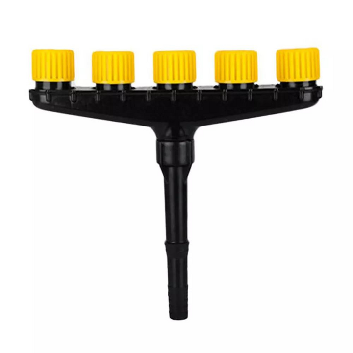 Ergonomic hand-held garden atomizer nozzle, providing comfortable and controlled watering for all users.