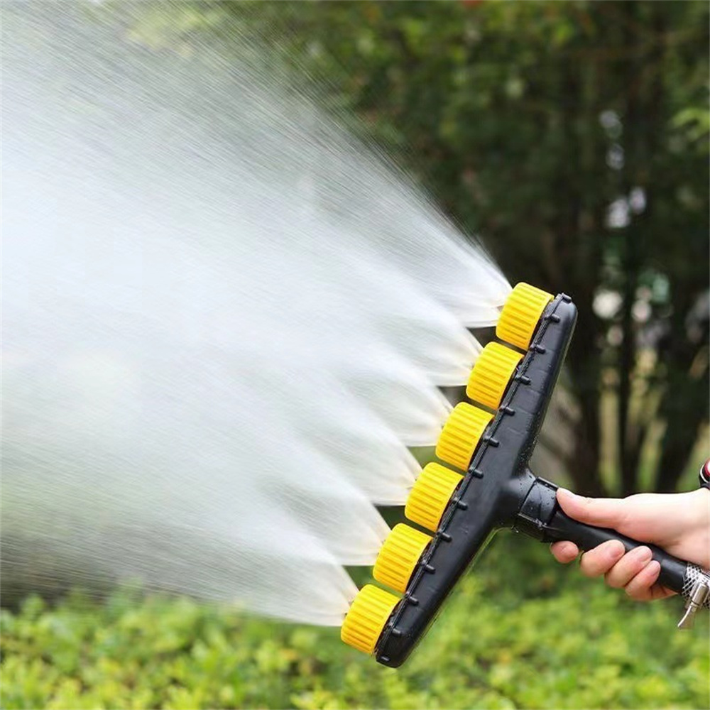 Versatile outdoor garden atomizer nozzle, offering mist, spray, and jet functions for all watering tasks.