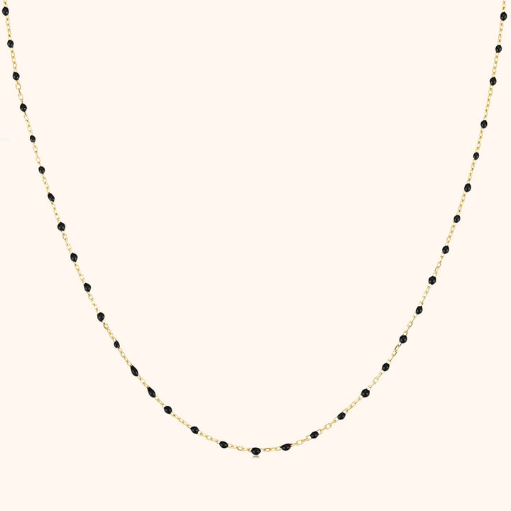 Mystical black pearl necklace for women, sterling silver, gold-plated, and adjustable, ideal elegant fashion jewelry.