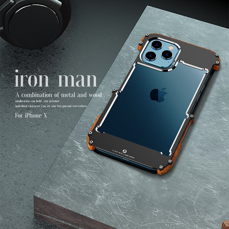 Beautiful natural wood iPhone protective case. Enjoy durable, stylish protection with this slim wooden cover, a natural tech accessory.